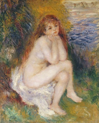 Die Najade, 1876 von Pierre Auguste Renoir